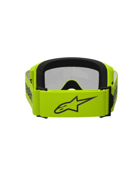 Alpinestars Vision 3 Wordmark Goggles Flou Yellow Mirror Silver