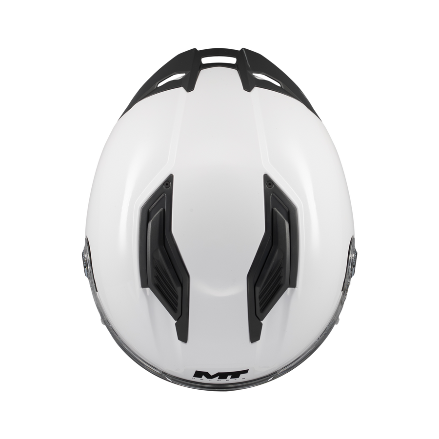 MT Full Face Helmet Stinger 2 Pure A0 White