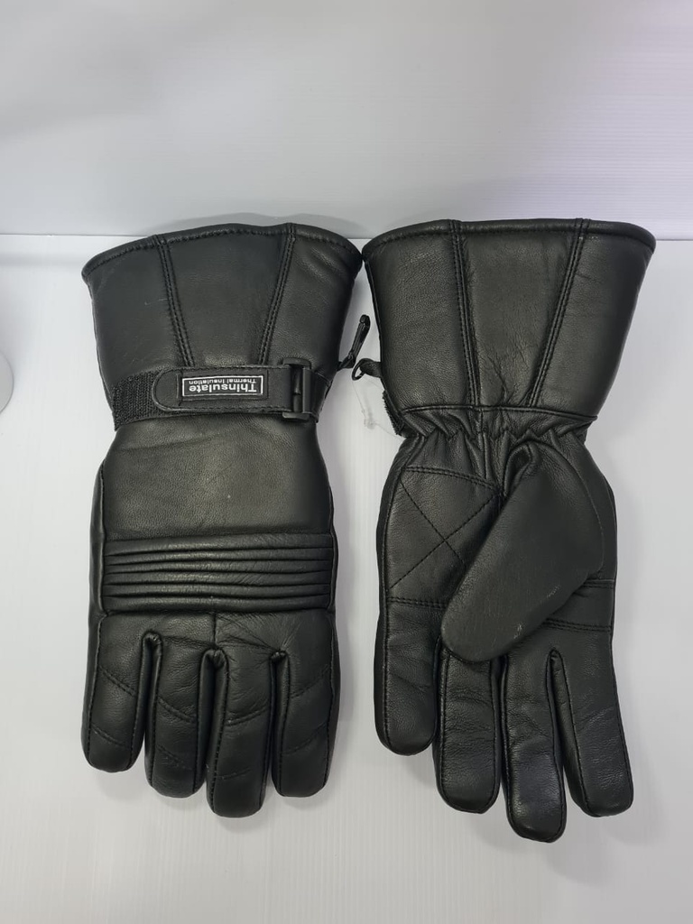 Leather Road Winter Glove Black