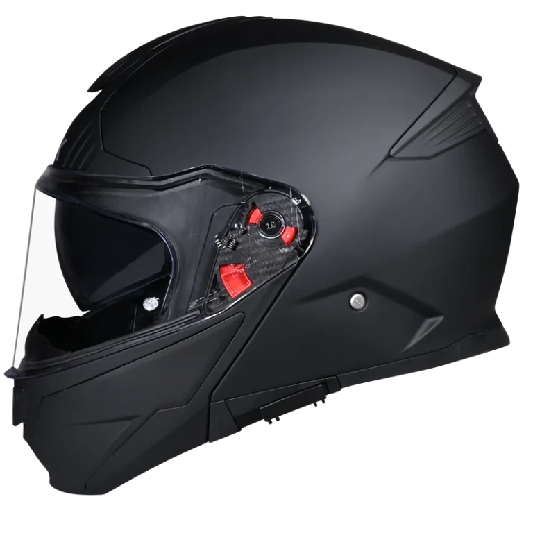 SMK Gullwing Flip Up Helmet Matt Black
