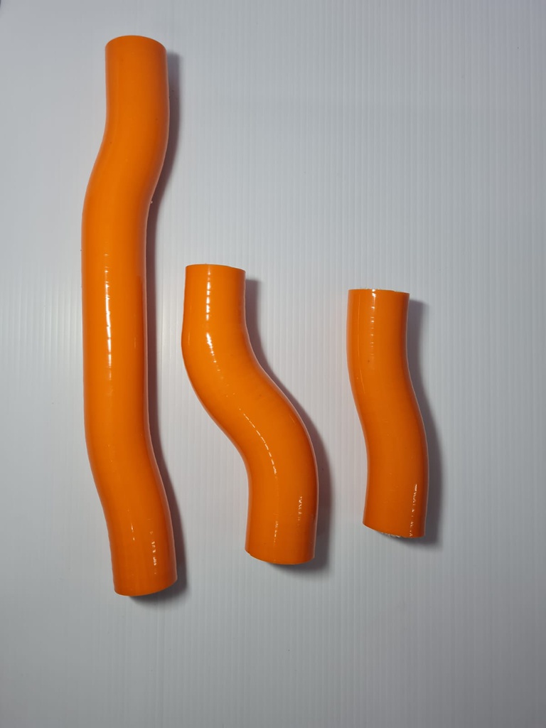 Lizzard Radiator Hose Kit KTM|HSQ|GG 2T '17-23 Orange