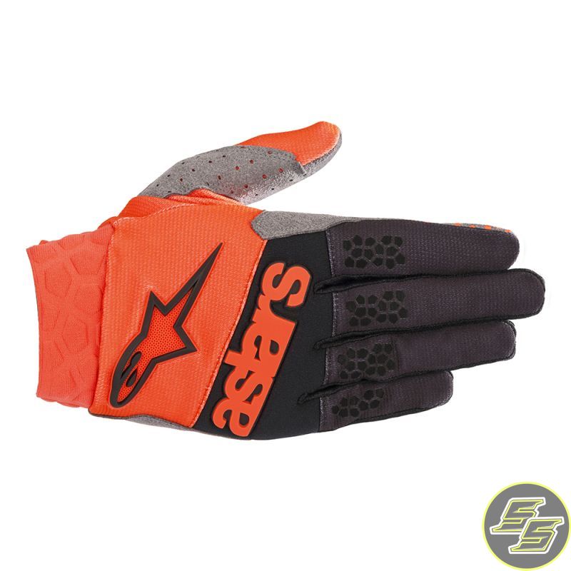 Alpinestars MX Glove Racefend Orange/Black (Small)