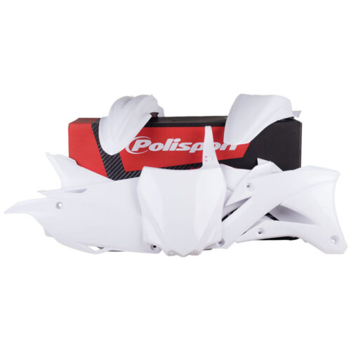 Polisport Plastic Kit Kawasaki KX85|100 '14- White