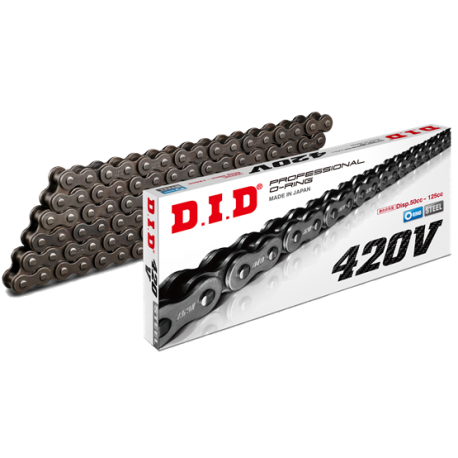 [DID-420VO130RB] DID Chain 420 130L VO O-Ring Clip Black