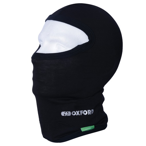 [OXF-CA001UP] Oxford Balaclava Cotton Black Unpackaged