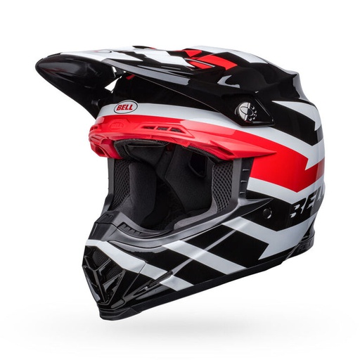 [BEL-BELL71502] Bell Moto-9S Flex Banshee MX Helmet Black/Red