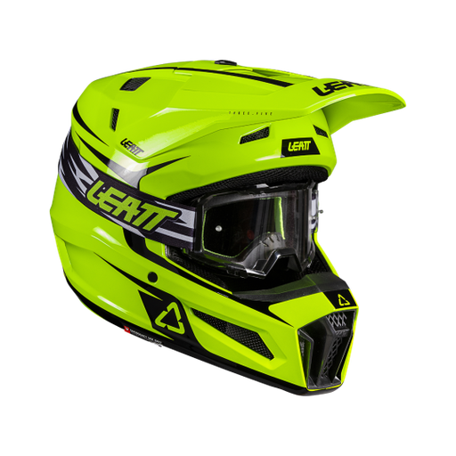 [LEA-102600105] Leatt MX Youth Helmet Kit Moto 3.5 V26 Neon Yellow