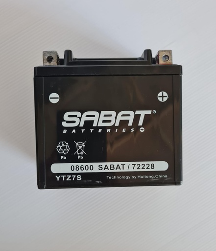 [SAB-YTZ7S] Sabat Battery YTZ7S Dry with Acid