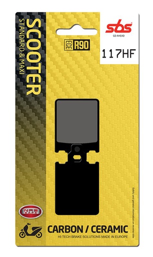 [SBS-117HF] SBS Brake Pad FA186 Ceramic